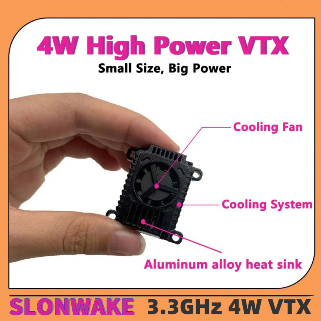 SLONWAKE FPV 3.3G 16CH 4000mW  - Fpv Drone Vtx recension och pris