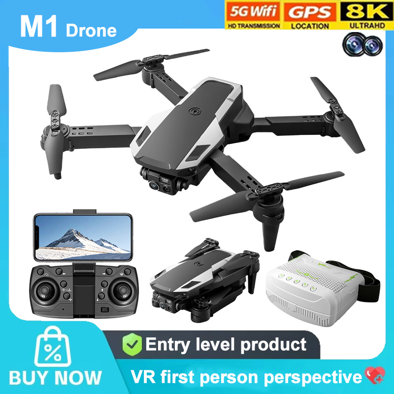 M1 Foldable Drone HD Camera Op - Fpv Drone Goggles recension och pris