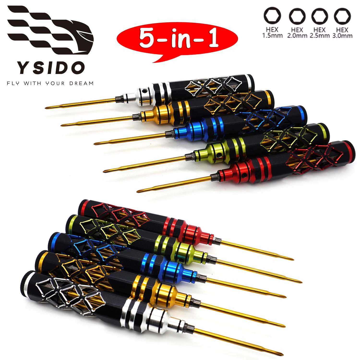 ​YSIDO 1.5mm 2.0mm 2.5mm 3.0mm - Fpv Drone Tool Kit recension och pris