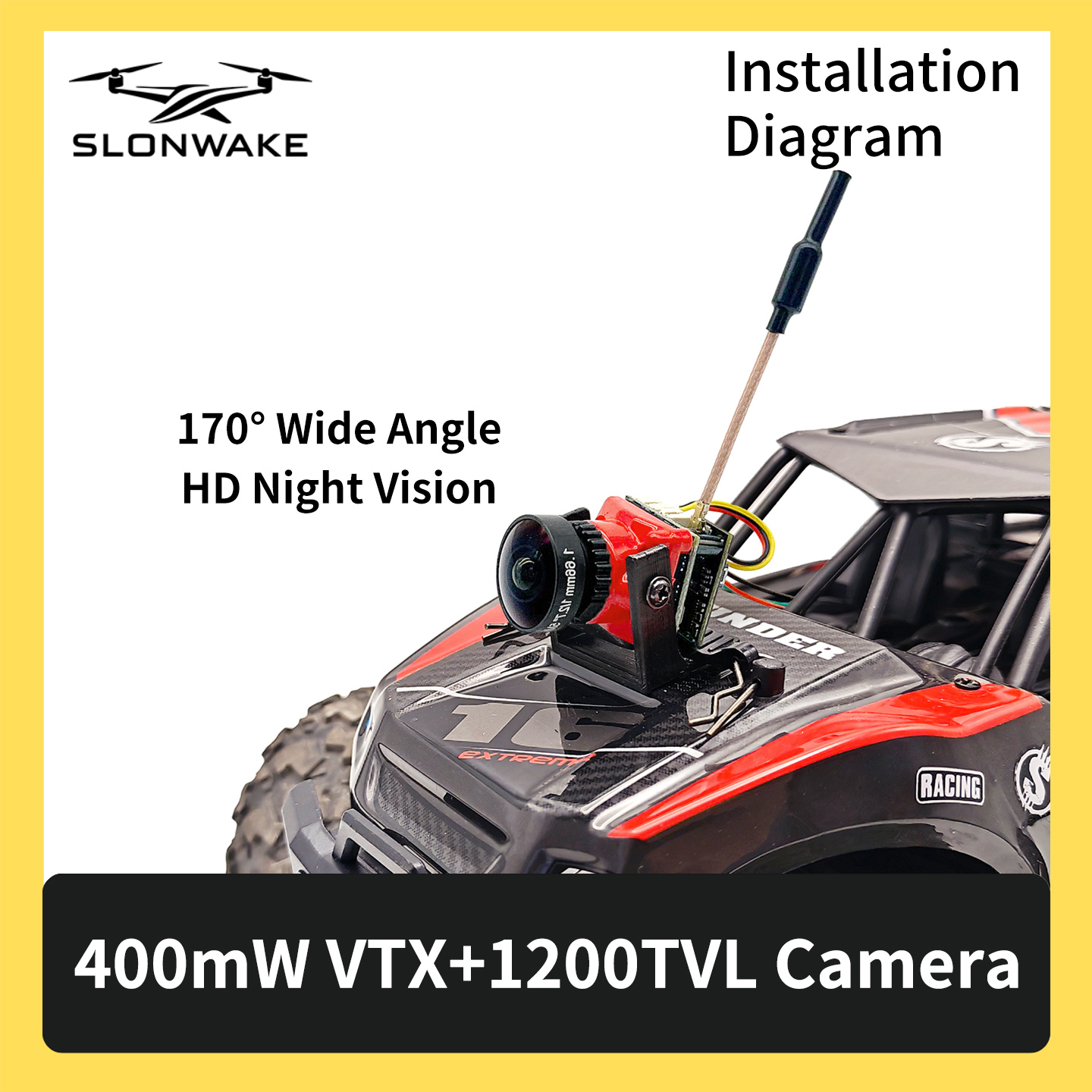 SLONWAKE 5.8G 48CH FPV 400mw V - Fpv Drone Vtx recension och pris